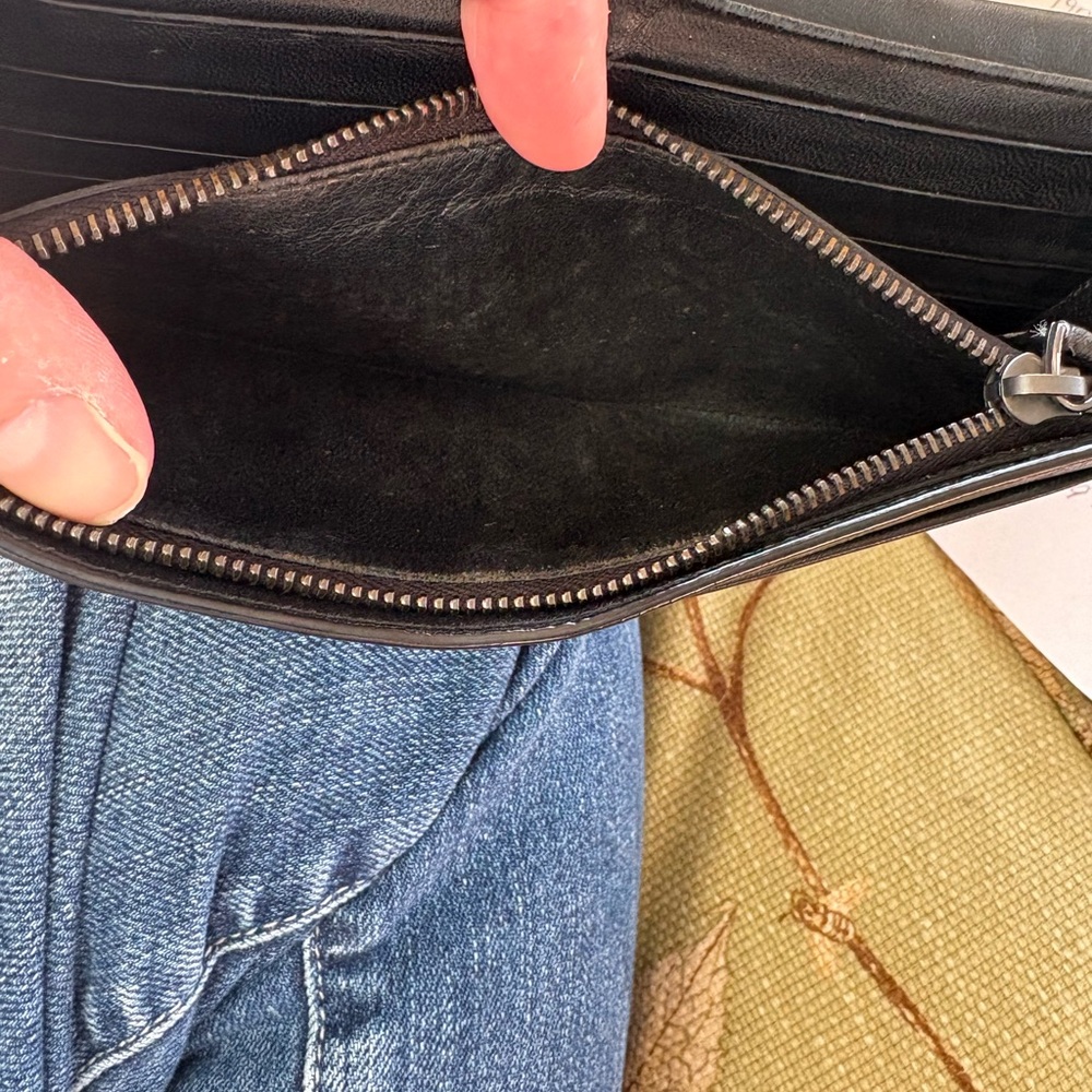 Bottega Veneta Intrecciato Leather Flap Wallet dark navy Wallet-unique - Picture 13 of 13